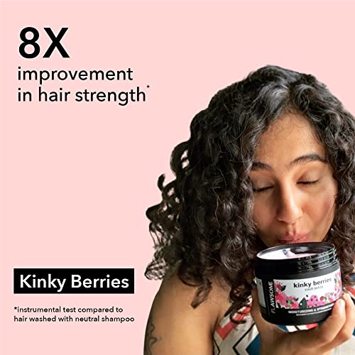 Nourishing Blueberry Hair Mask for Hydrated, Repaired Hair - 8 oz - Image 3