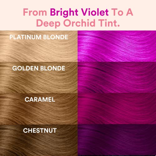 Dark Red Violet Brown Hair Color with Argan Oil - Image 5