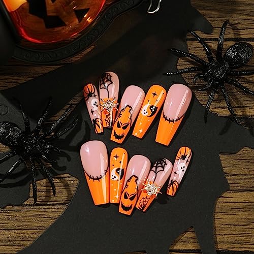 Halloween-themed Acrylic Nails - Image 2