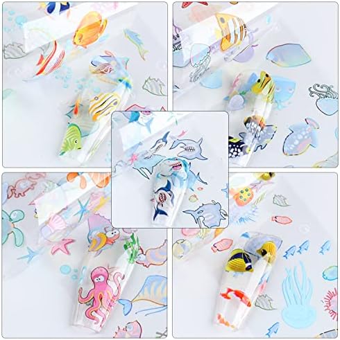 Baby Shark Nail Art Sticker Set for Kids - Fun Colorful Designs - Image 5