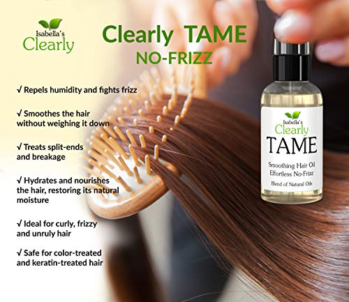 99% Natural Anti-Frizz Hair Treatment for Smooth Manageable Hair 8 oz - Image 4