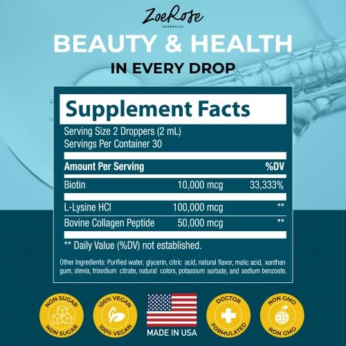 Biotin Collagen Leave-In Conditioner for Healthy Hair Growth 8 Ounce - Image 3