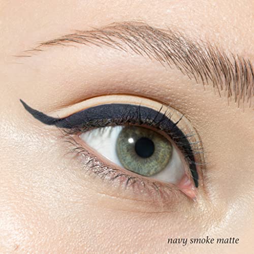 Blue and Black Eyeliner Application Guide for Perfect Eye Makeup Techniques - Image 4
