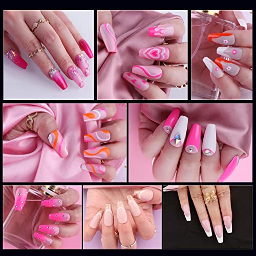 Natural Soft Pink Acrylic Nail Set for Effortless, Long-Lasting Beauty - Image 6