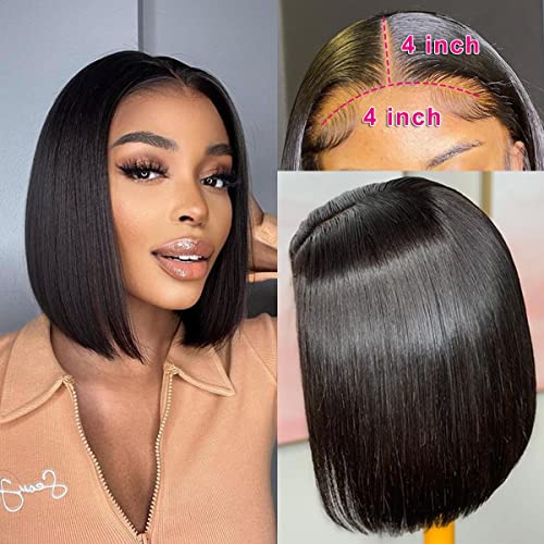 Bob Style 100% Human Hair Wig for Women, Natural Look, Adjustable Cap Size - Image 5