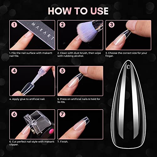 Acrylic Nail Repair Kit for Torn Off Nails 5-Piece Set with Instructions - Image 7