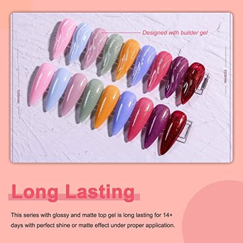 1-Step Gel Nail Polish, Effortless Application, Lasting Shine, 15ml Bottle - Image 3