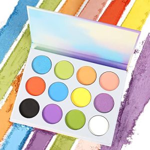 Vibrant Orange and Blue Eyeshadow Palette for Stunning Eye Makeup Looks