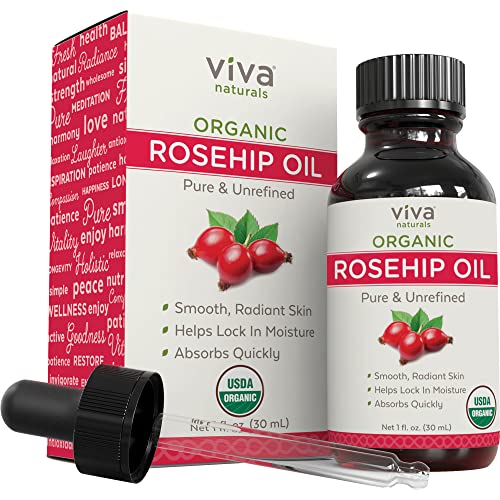 Nourishing Rosehip Oil Hair Serum for Healthy Shine, 2 oz, All Hair Types