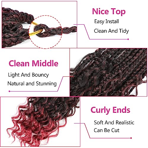24 Inch 100% Human Hair Pre-looped Box Braids Extensions Natural Texture - Image 3