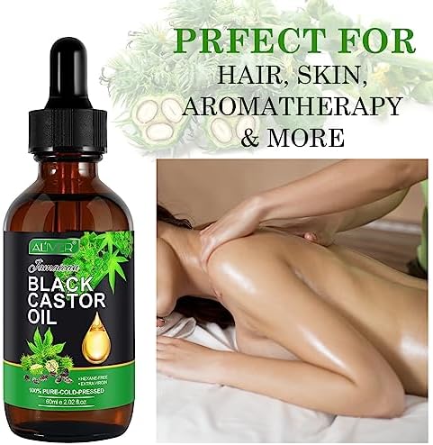 Natural Black Castor Oil for Baby Hair Growth 4 oz Moisturizer - Image 9
