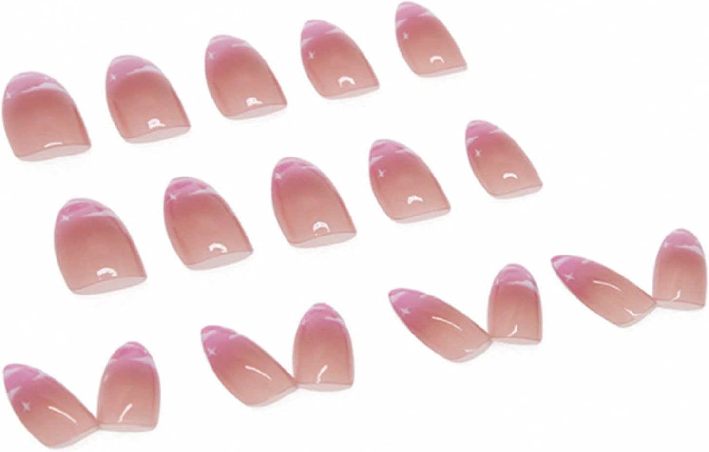 Trendy 24 Piece Long-Lasting Indie Baddie Acrylic Nail Set for Nail Art - Image 4
