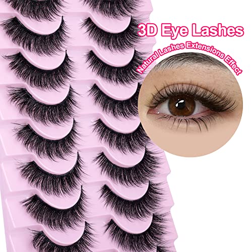 6 Pairs Natural False Eyelashes for Beautiful Lush Look - Image 5