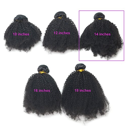 13-Inch 100% Human Hair Afro Weave for Natural Styles - Image 8
