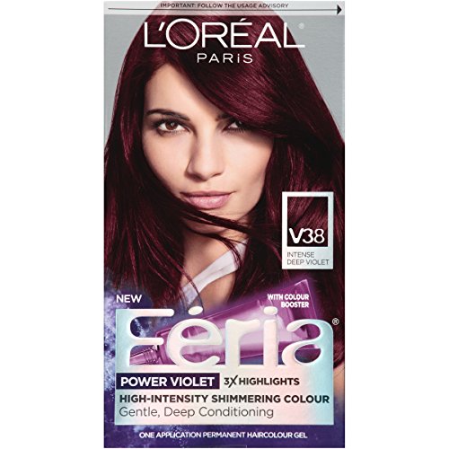 Light Red Violet Brown Hair Color 4.2 oz with Argan Oil for Vibrant Shine