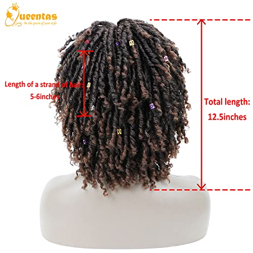 Natural Look 22 Inch Human Hair Dreadlock Wig Full-Head Style For Women - Image 3