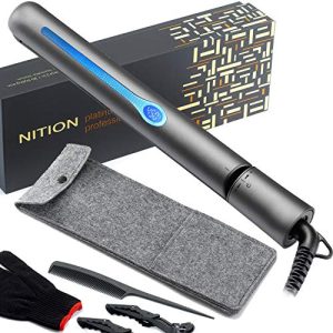 Argan Oil Infused Ceramic Hair Straightener 1 Inch Plates