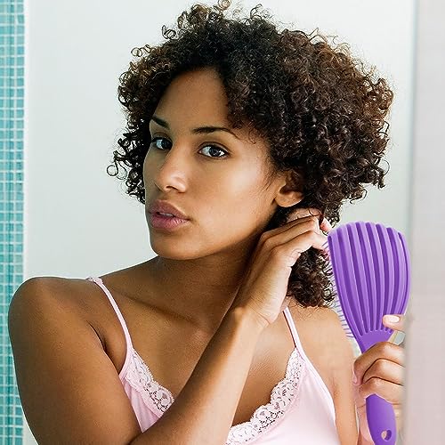 Gentle Glide Detangling Brush for Curly Hair with Smooth Finish, 1 Count - Image 5