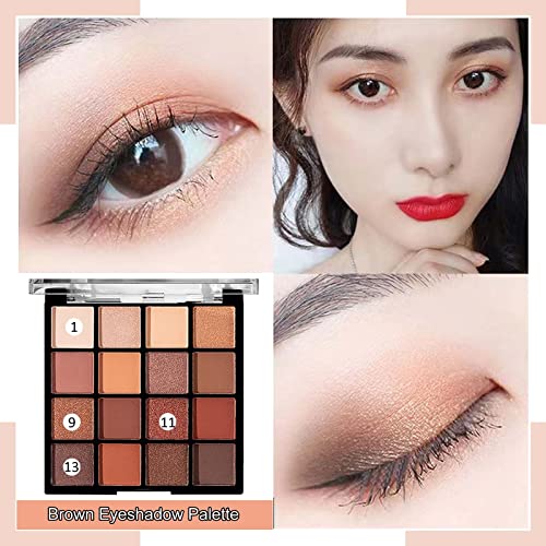 Orange red eyeshadow look tutorial. - Image 5