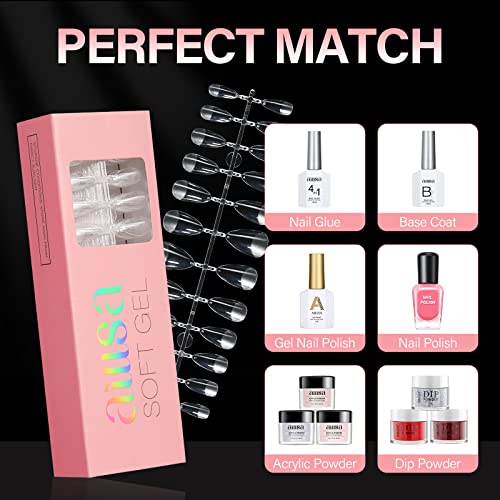 Matte Almond Acrylic Nails Set Durable Stylish 100 Piece Kit - Image 7