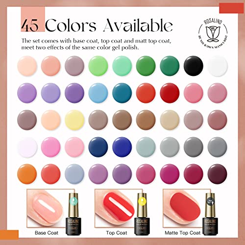 Rosalind 15ml Gel Nail Polish Long-lasting Quick-dry Formula for Beautiful Nails - Image 2