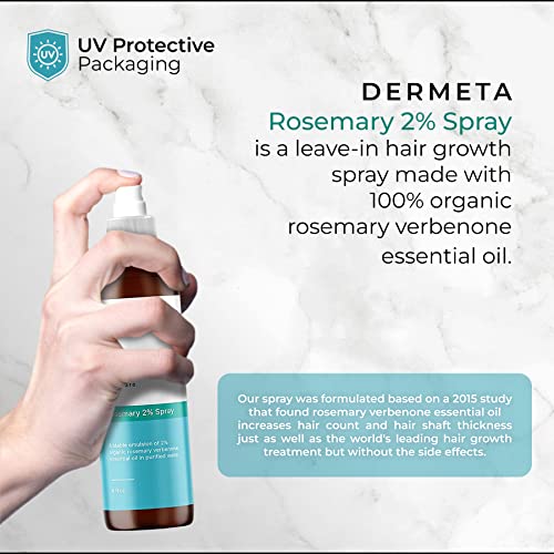 DIY Rosemary Hair Spray Kit for Healthy Shiny Hair 8 oz - Image 2