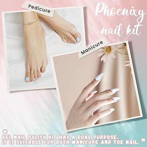 DIY Gel Nail Kit with 12 Colors and Lamp for Salon Quality Manicures at Home - Image 6