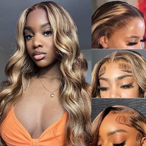 Blonde Ombre Human Hair Lace Front Wig
