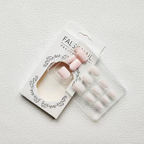 Light Pink Acrylic Nail Tips, 24 Piece Set, Durable and Stylish Manicure - Image 4