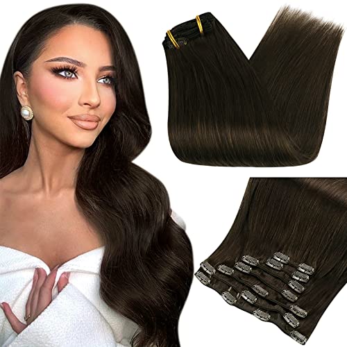 18 Inch Clip-In Remy Human Hair Extensions for Full Volume and Natural Length
