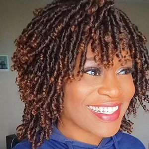Natural Look 22 Inch Human Hair Dreadlock Wig Full-Head Style For Women