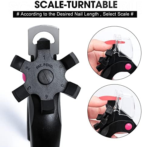 Ergonomic Acrylic Nail Cutter Tool for Professionals, Sharp Blades, Stainless Steel - Image 5