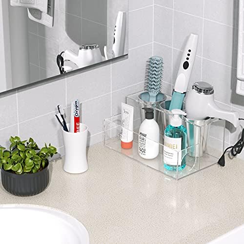 Acrylic Brush Holder: Clear Organizer for Hair Brushes - Image 7