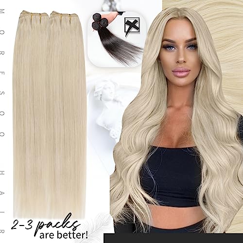 Blonde human hair weave. - Image 5