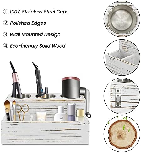 Hair tool organizer for blow dryer and straightener. - Image 6