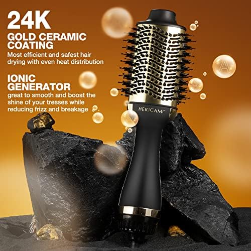 One-Step Blowout Brush Hair Dryer with 1.5-inch Barrel for Effortless Styling - Image 3