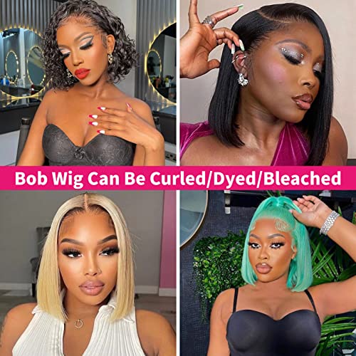 Short Bob Lace Human Hair Wig Natural Look for Everyday Wear - Image 6
