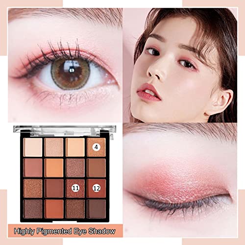 Orange red eyeshadow look tutorial. - Image 3