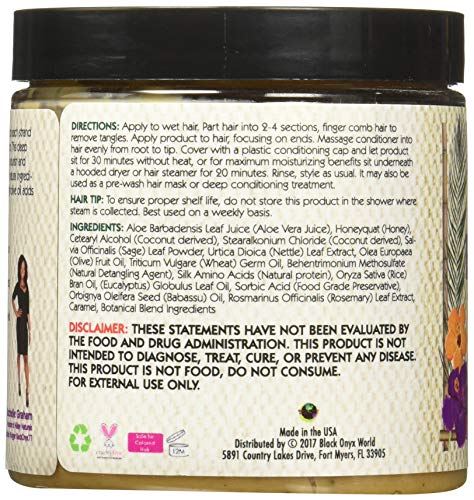 TGINT 8 oz Honey Hair Mask Natural Nourishing Treatment for Healthy Hair - Image 2