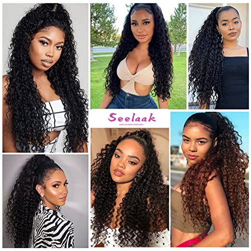 Curly Human Hair Ponytail Extension - Image 6