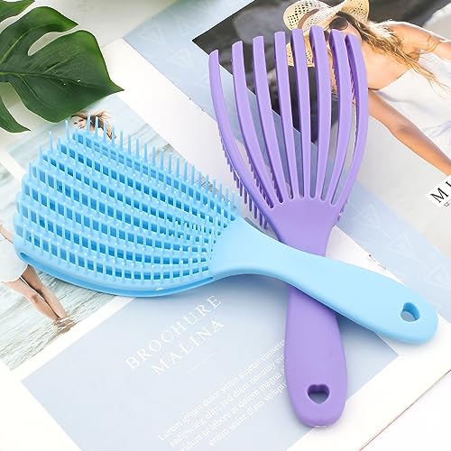 Gentle Glide Detangling Brush for Curly Hair with Smooth Finish, 1 Count - Image 8