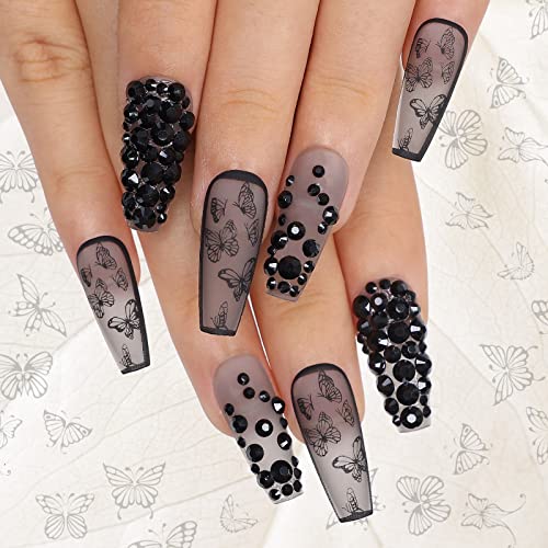 ?Black Acrylic Nail Designs?