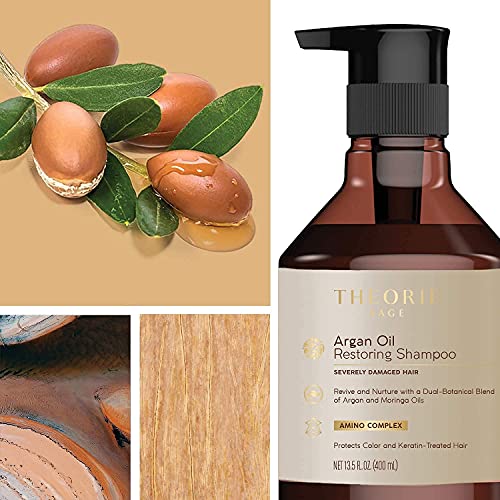 Argan Vitamin E Rejuvenation Shampoo for Dry Damaged Hair 16 oz - Image 3