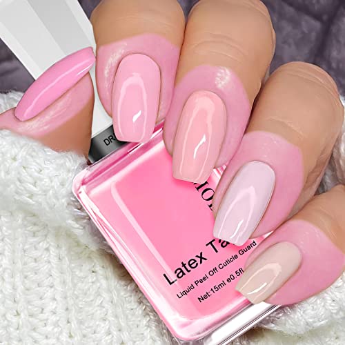 Nail Polish with Tape Technique - Image 7