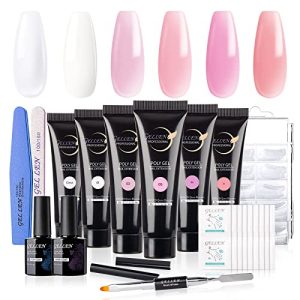 Bluesky 6 Color Gel Nail Polish Kit for DIY Manicures with Essential Tools
