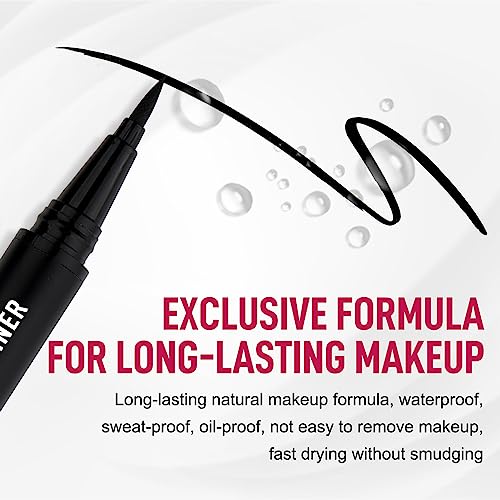 Black Eyeliner Adhesive Pen for Simple Application 0.5ml Long-Lasting Formula - Image 5