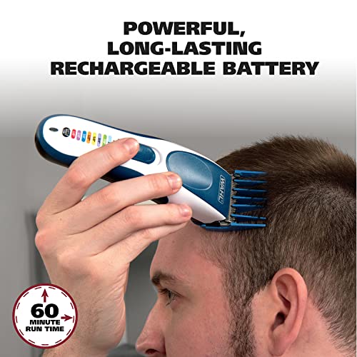 Professional Men's Human Hair Clippers - High-Performance Grooming Tool for Home Use 13mm - Image 6