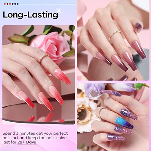 Color-changing gel nail polish for trendy nail looks. - Image 3