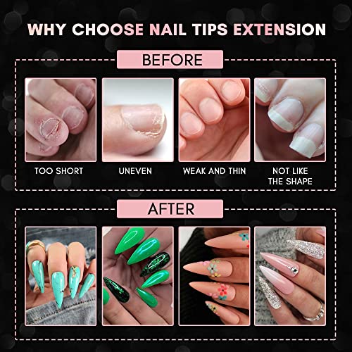 Acrylic Nail Repair Kit for Torn Off Nails 5-Piece Set with Instructions - Image 4