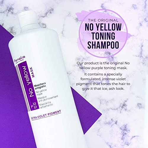 Yellow Hair Mask for Color Protection and Discoloration Prevention 8 oz - Image 4